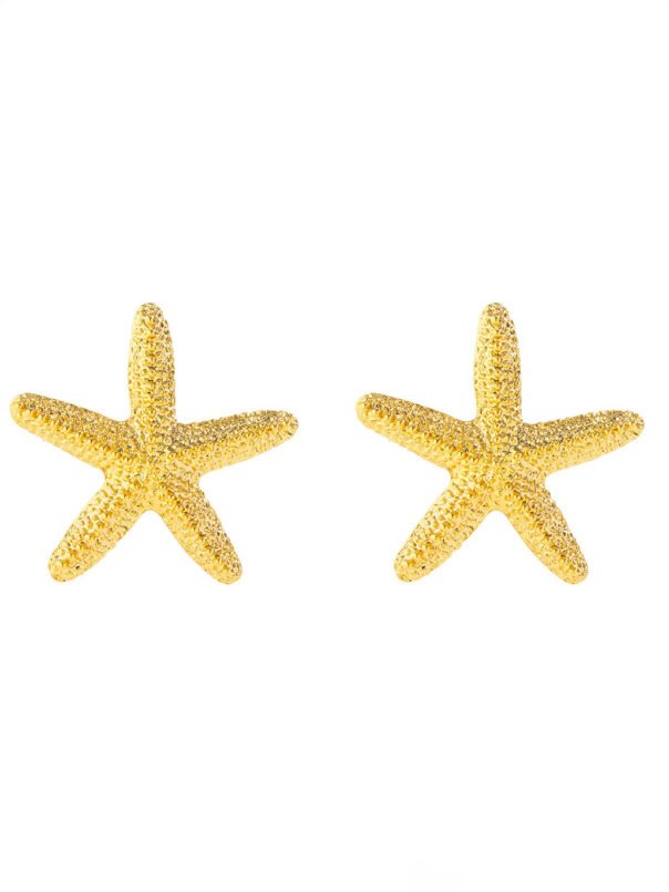 Santorini Starfish Necklace ~ Gold - Image 8
