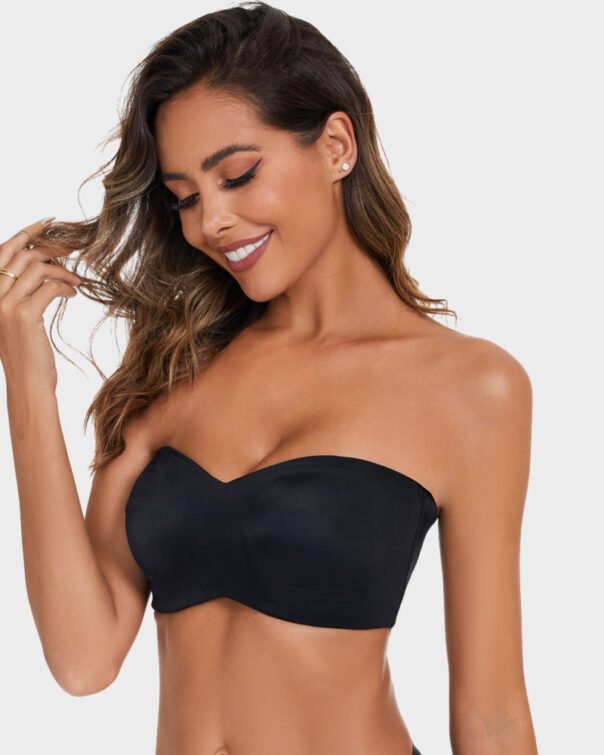Full Support Non-Slip Convertible Bandeau Bra - Image 3